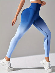 Gradient Sports Quick Drying Leggings High Waist Workout Pants Women's Activewea
