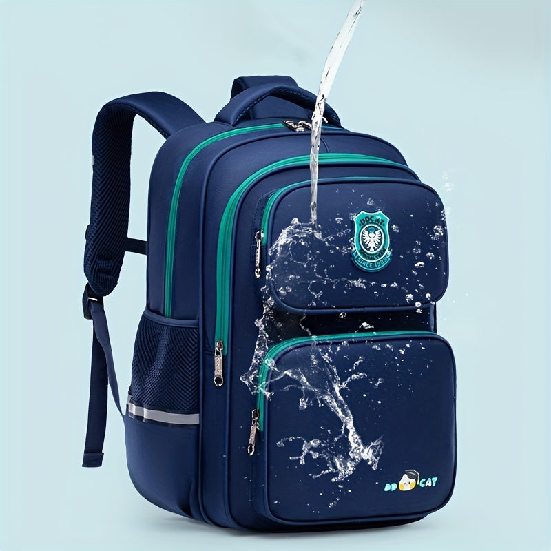 Large Capacity Backpack with Reflective Strip Spine Protection