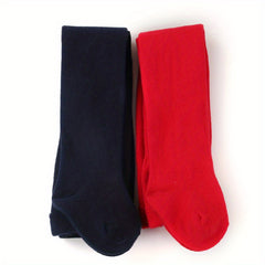 2 Pairs Baby Girl Pantyhose Soft Comfy Leggings Tights Children