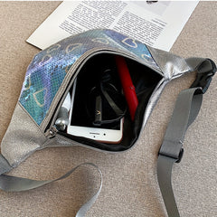Sequins Waist Bag for Women Outdoor Travel & Commuting