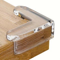 4pcs L shaped Children's Transparent Anti collision Corner Table