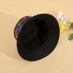 Colorful Bronzing Couple Style Sunshade Bucket Hat