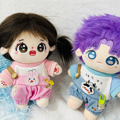 Doll Clothes T Shirt Pant Doll Accessories Suit for Plush Toys Dolls