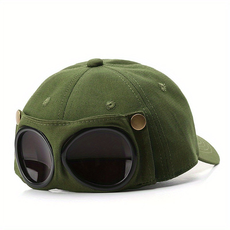 Aviator Baseball Cap Solid Vintage Couple Sun Hats