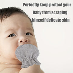 6pairs Infant Comfortable Anti-Eating Hand Gloves For Baby
