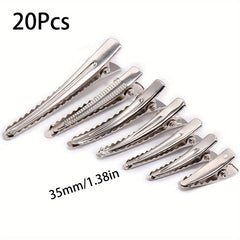 20pcs Metal Tie Clips Hairpins Headwear Jewelry DIY Accessories Size 2 3 4