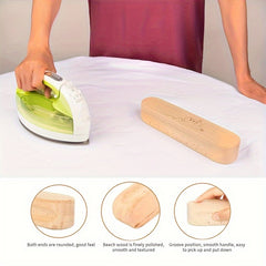 Hardwood Tailor Clapper for Quilter Pressing & Seam Flattening