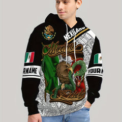 Mexico Style Graphic Pattern Men's Long Sleeve Hoodie