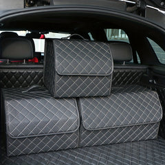 Car Trunk Organizer Storage Box Collapsible Auto Cargo Storage Container