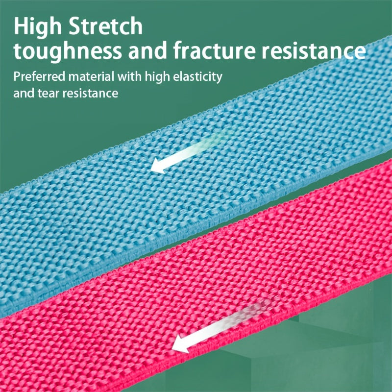 Long Yoga Resistance Band Set Fitness Balance Training Butt Lifting Elastic