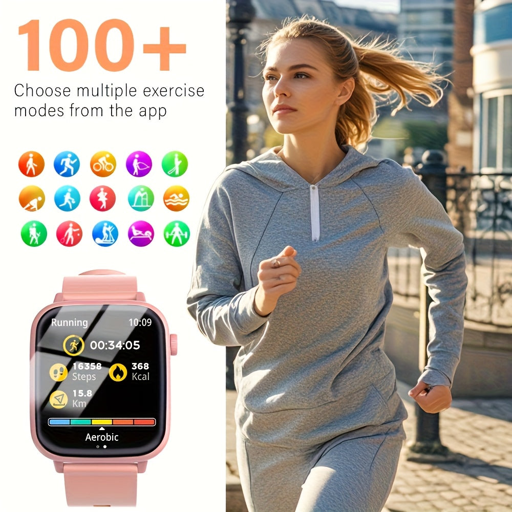 LAXASFIT SmartWatch Wireless Call Make Answer Reject Call Watch Men Women IP68