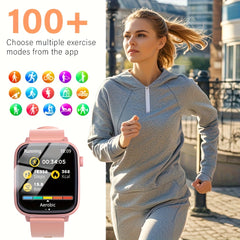 LAXASFIT SmartWatch Wireless Call Make Answer Reject Call Watch Men Women IP68