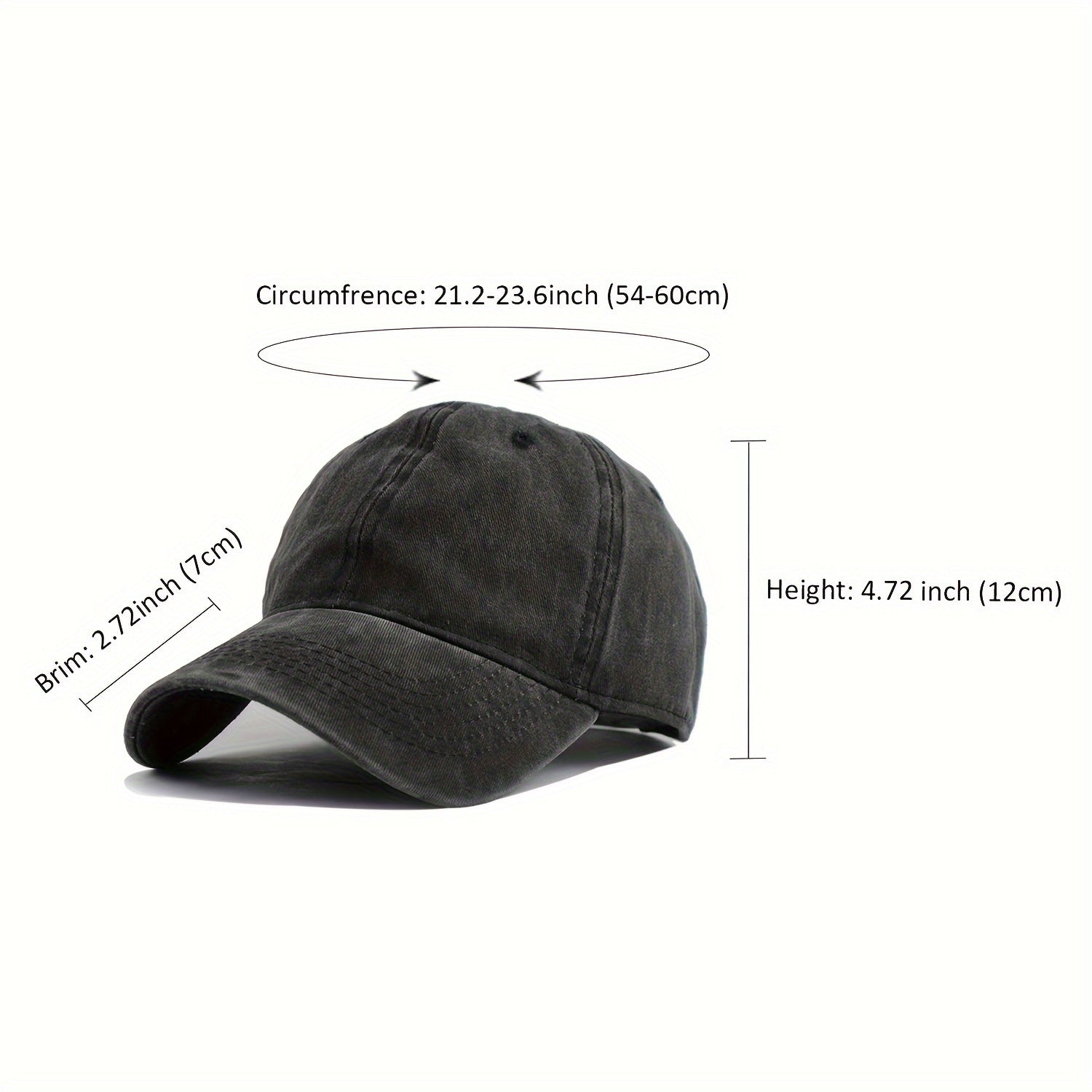 Vintage Baseball Cap Men Women Sun Hat Trucker Hat Adjustable Baseball Cap