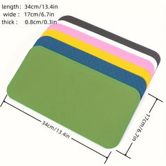 2pcs TPE Yoga Kneeling Mat Non-slip Fitness Mat 34x13x0.6in