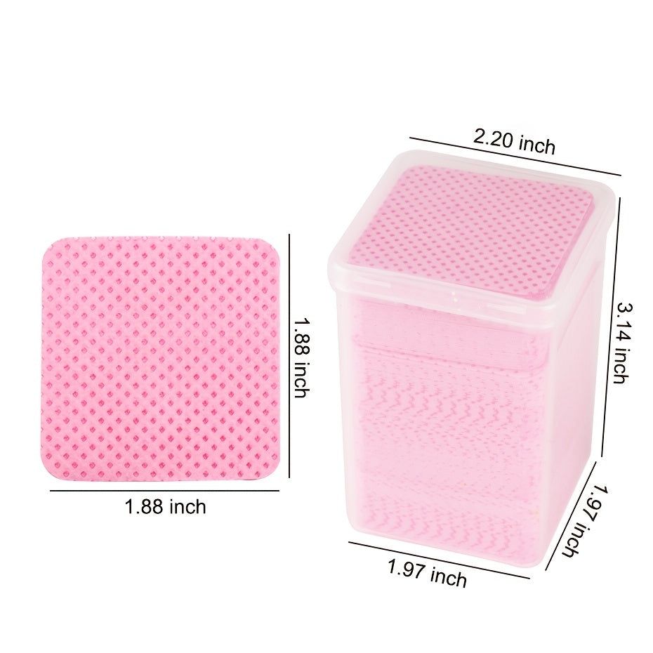Lint Nail Polish Remover Wipes - Gentle & Effective Cleaning Pads