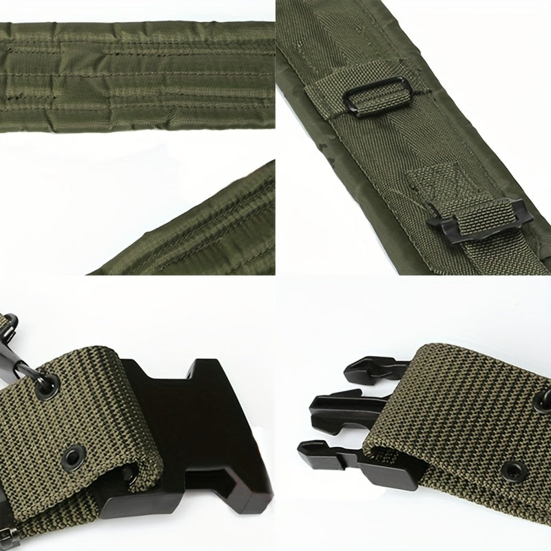 1pc Outdoor Belt with Double Shoulder Harness Chest Belt