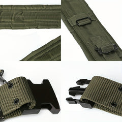 1pc Outdoor Belt with Double Shoulder Harness Chest Belt