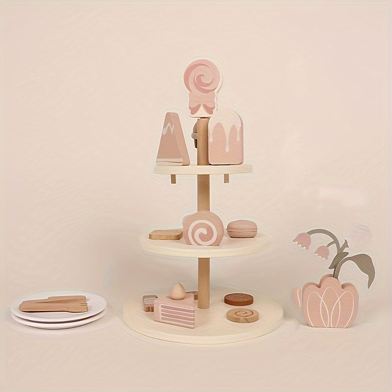 Peach Cheese Tea Dessert Set Play House Toy