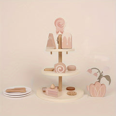 Peach Cheese Tea Dessert Set Play House Toy