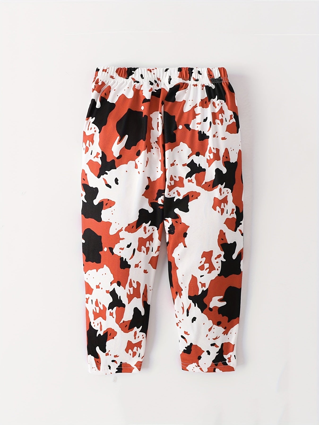 Baby Girls Leopard Graphic Casual Trousers
