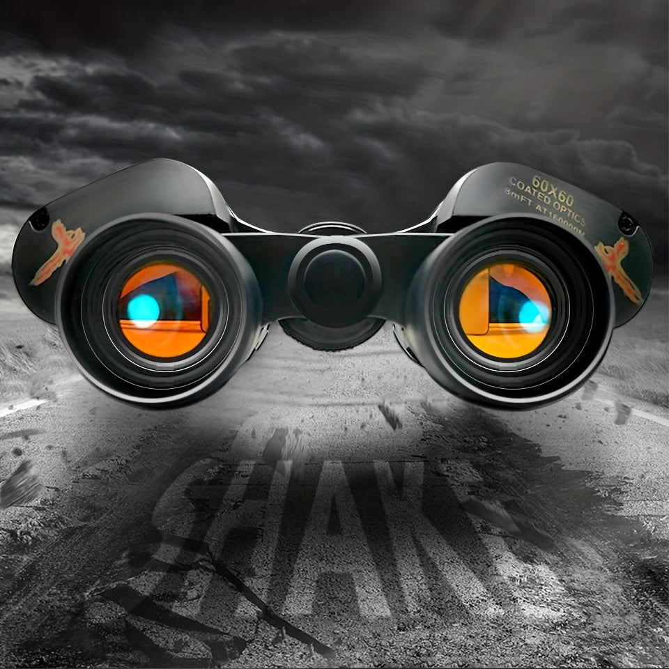 60x60 HD High Power Binoculars Waterproof BAK4 Prism