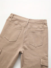 Men's Slim Fit Pocket Jeans High Stretch Denim Pants