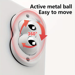 4pcs Self Adhesive Swivel Caster Wheels Stainless Steel Mini Casters