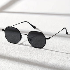 Men's Vintage Metal Square Frame Sunglasses Holiday Vacation