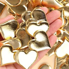 50pcs Golden 3D Sponge Heart Flower Throwing