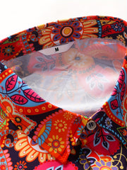 Men's Hawaiian Beach Shirt Summer Casual Short Sleeve Button Down