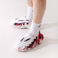 Men's Camo Tie Dye Slip On Clog Sandals