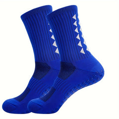 Men's Mid Crew Sport Socks Non Slip Shock Absorption