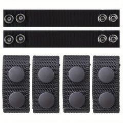 4pcs Tactical Belt Buckles Heavy Duty Nylon Webbing Molle Belt Keepers