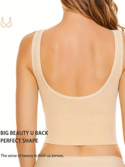 Solid Sports Bra Breathable Yoga Workout Intimates Lingerie