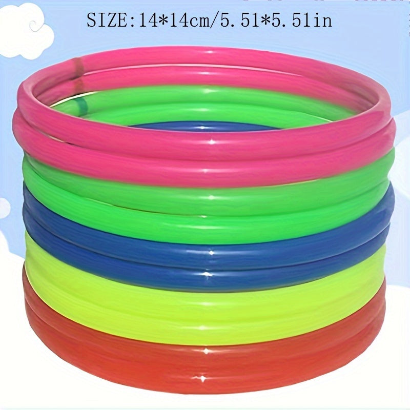 10pcs Throwing Rings Outdoor Yard Throwing Games Supplies