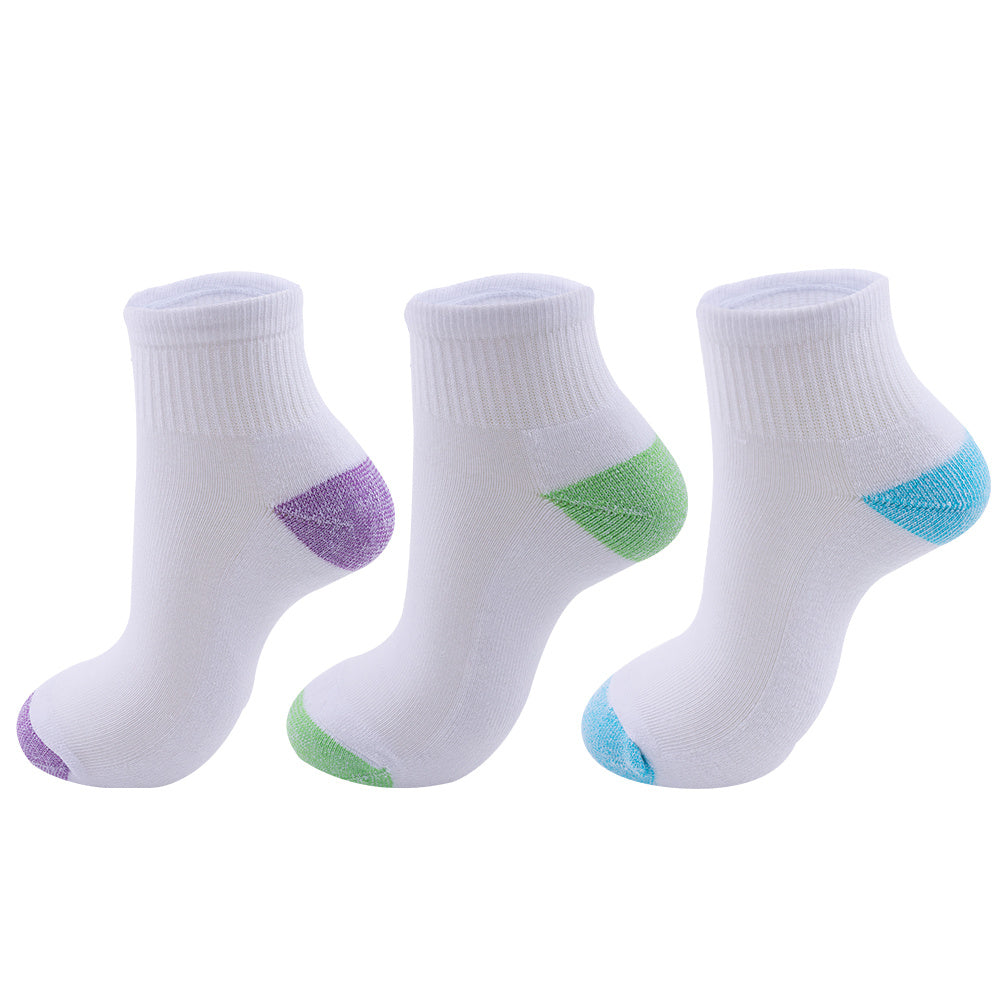 3 Pairs Women's Sports Ankle Socks Casual Comfy Low Cut Socks