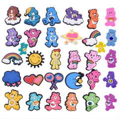 Bear Shoes Charms for Clogs Slides Sandals PVC Decorations