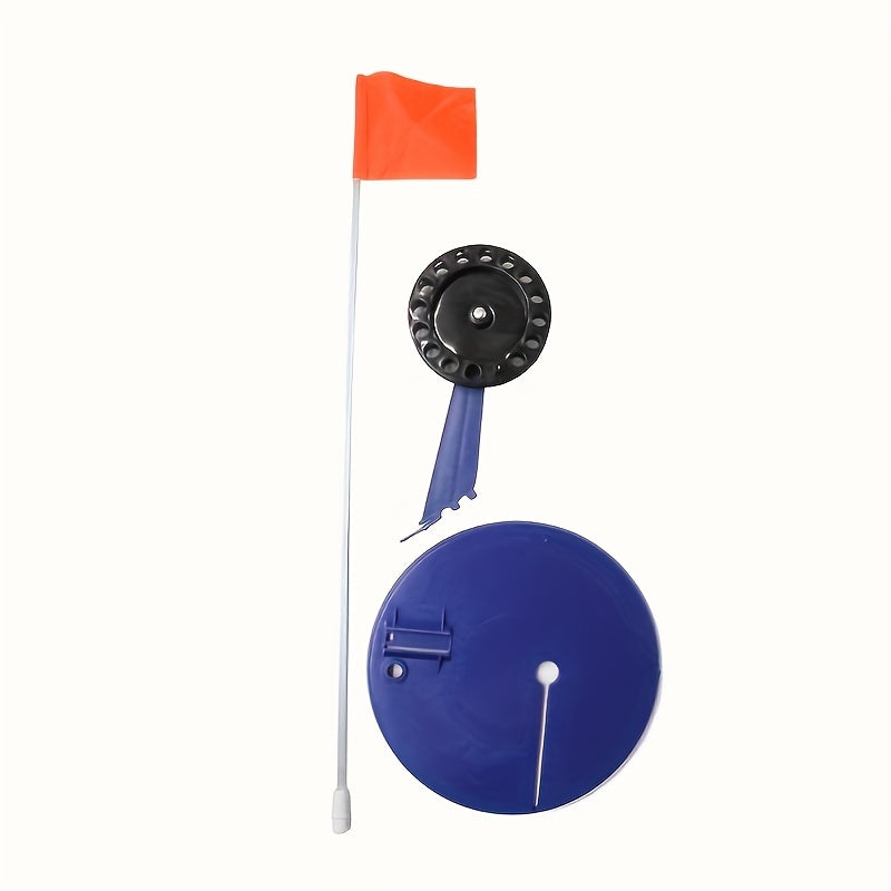Portable Ice Fishing Rod Flag Seat Tackle