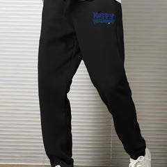 Halloween Men s Casual Loose Sweatpants Cartoon Print Jogger Pants