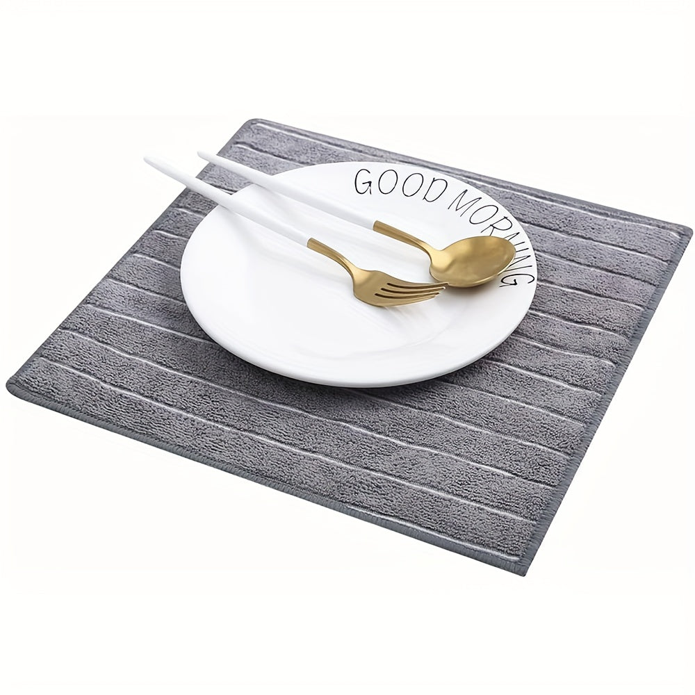 12pcs Square Dish Towels Cleaning Cloth Antibacterial Washable Kitchen Stuff