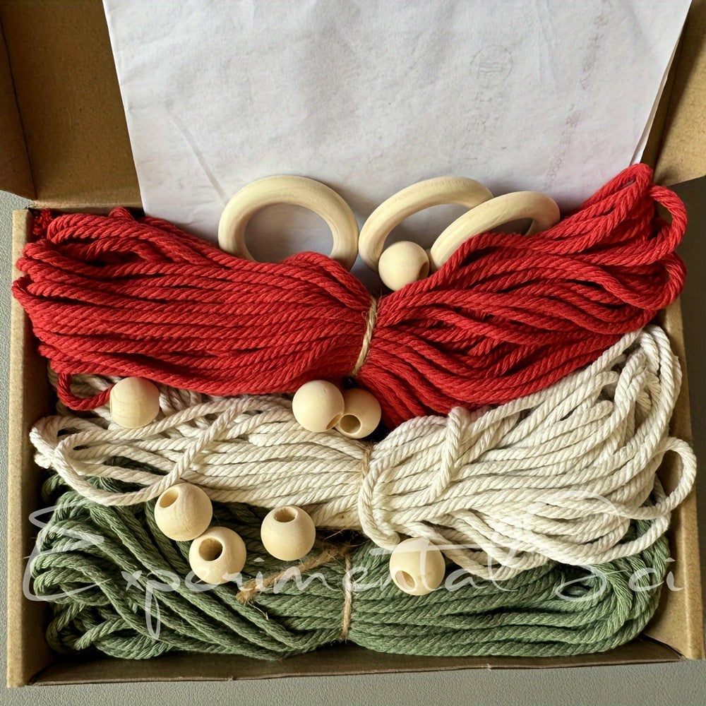 Macrame Christmas Tree DIY Kit - Perfect Gift for Beginners