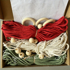 Macrame Christmas Tree DIY Kit - Perfect Gift for Beginners