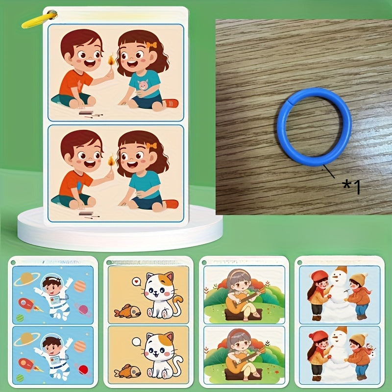 Interactive Spot the Difference Painting Game - Educational Attention Training