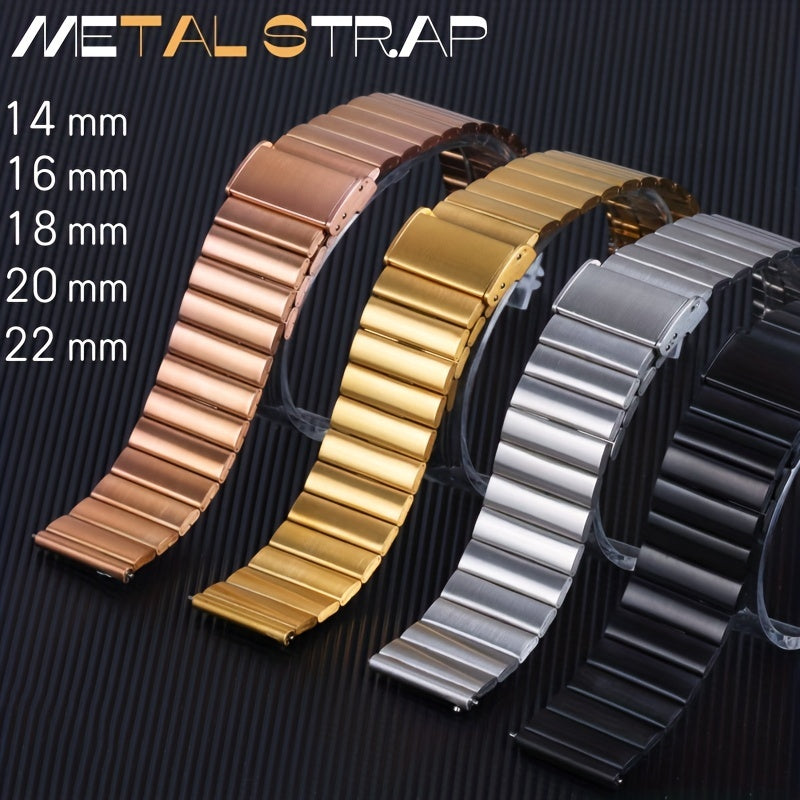 Stainless Steel Strap Quick Release Metal Band Smart Watch Bracelet