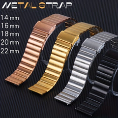 Stainless Steel Strap Quick Release Metal Band Smart Watch Bracelet