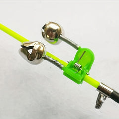 20pcs Double Ringing Fishing Bell Plastic Clip Buckle Sea Fishing Pole Tackle