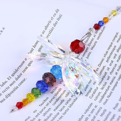 Dragonfly Chandelier Crystal Ball Prisms Rainbow Maker Beads Suncatcher
