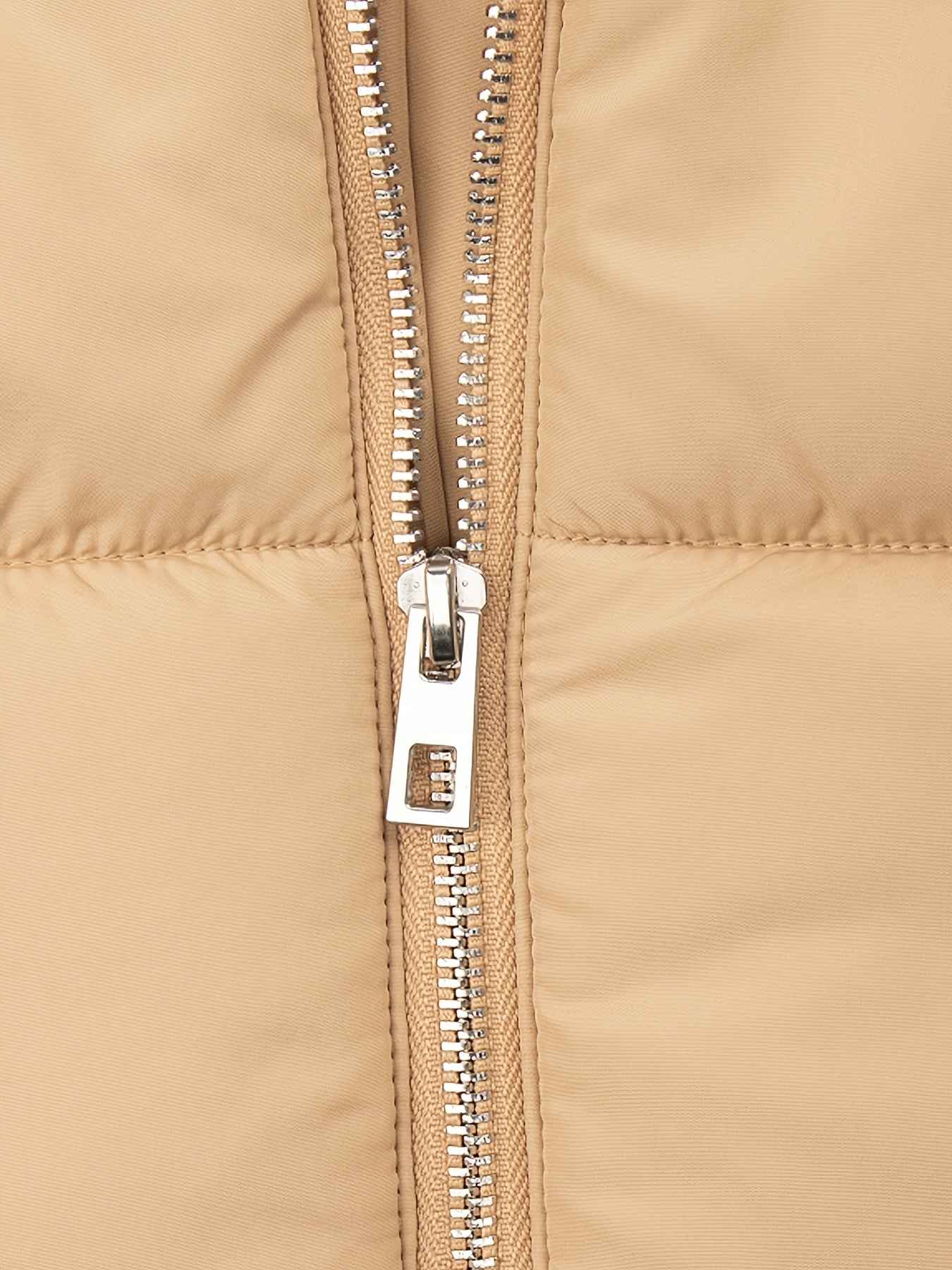 Solid Zip Up Vest Jacket for Fall & Winter