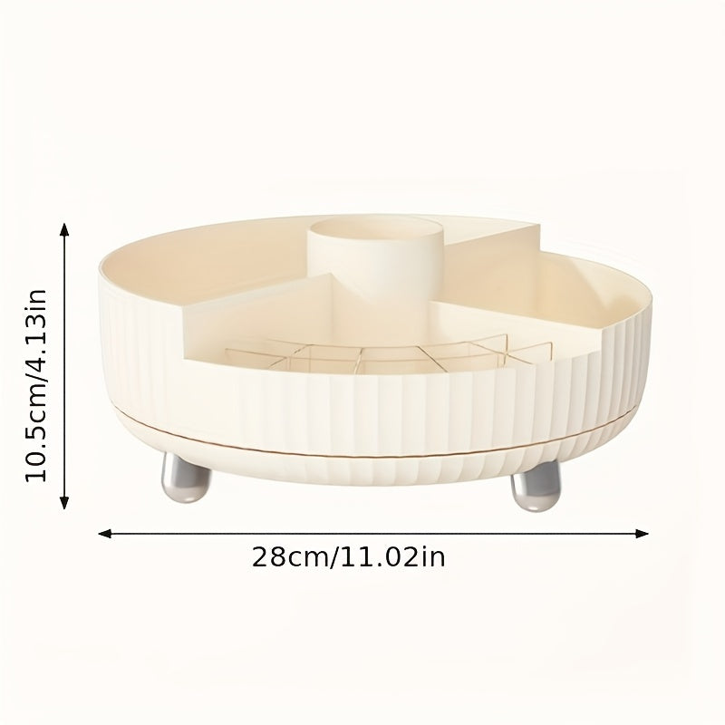 360° Rotating Makeup & Perfume Organizer for Bathroom & Dresser