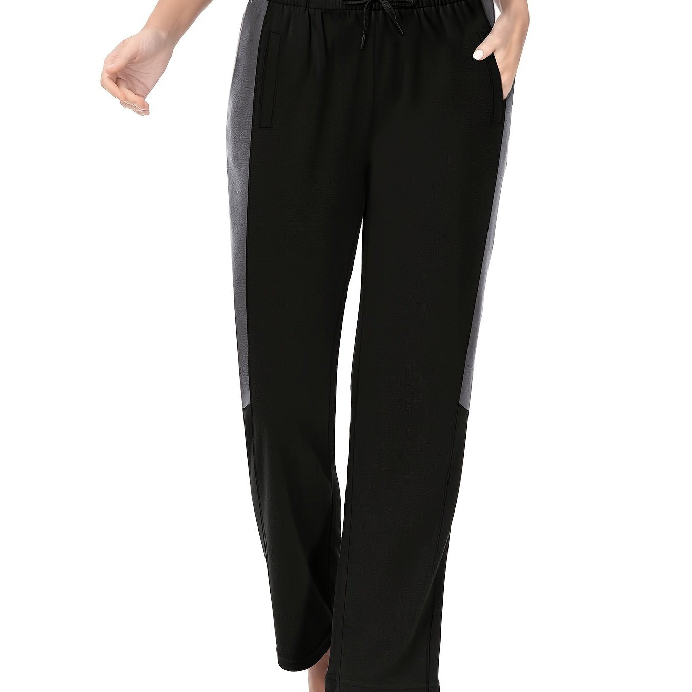 Fleece Lined Casual Pants Joggers for Women